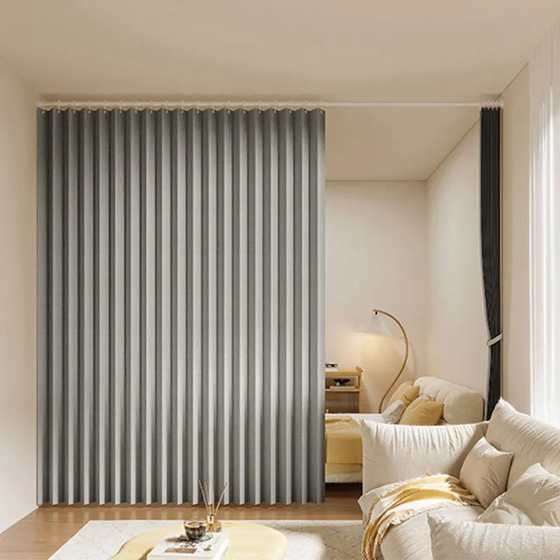 Foldable Room Divider Curtain Privacy Protection Space Partition Hanging Wall Separator with Hooks for Living Room Bedroom Study Foldable Room Divider Curtain Privacy Protection Space Partition Hanging Wall Separator with Hooks for Living Room Bedroom Study
