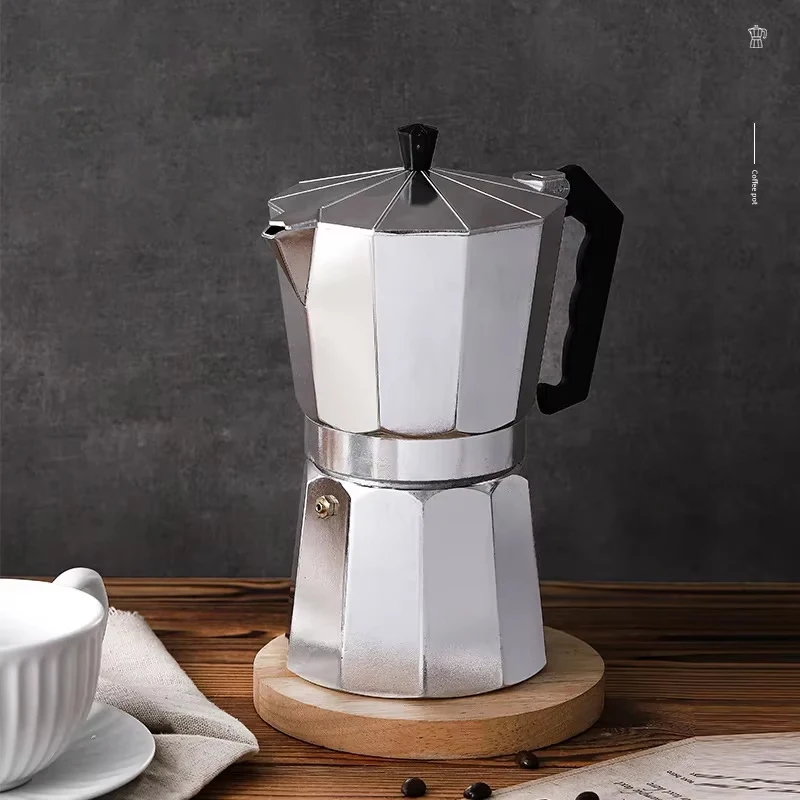 Mocha Coffee Pots Italian Aluminum Octagonal Pot Coffee Cup Maker Tea Maker Portable Coffee Maker Mocha Coffee Pots Italian Aluminum Octagonal Pot Coffee Cup Maker Tea Maker Portable Coffee Maker