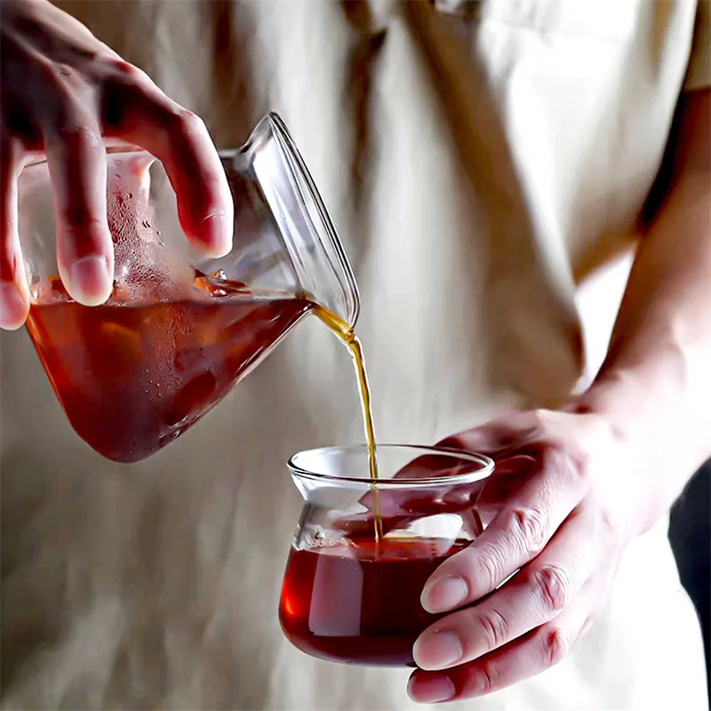 500ml Hand-brewed Glass Coffee Pot Ice Coffee Sharing Pot 210ml Coffee Aroma Cup Hand Brewing Coffee Bariata Tools 500ml Hand-brewed Glass Coffee Pot Ice Coffee Sharing Pot 210ml Coffee Aroma Cup Hand Brewing Coffee Bariata Tools