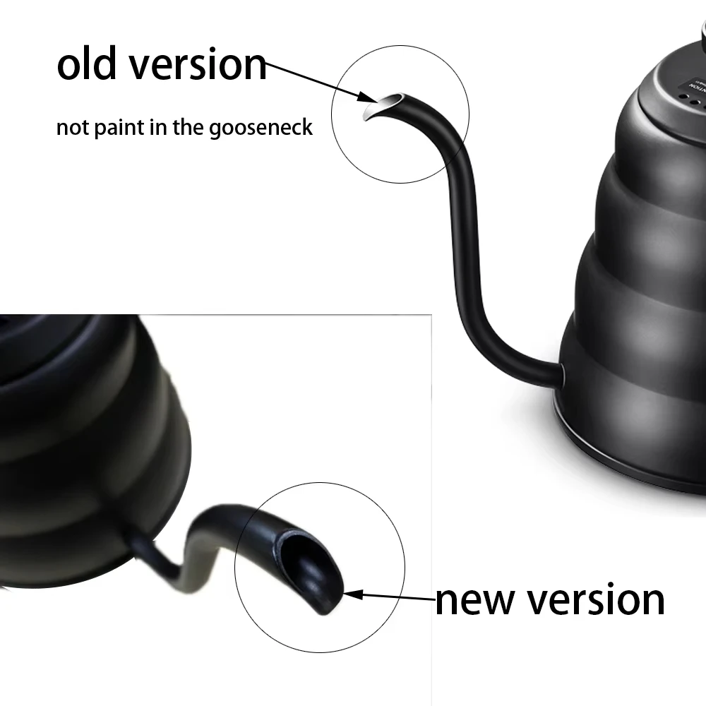 1.2L 1L Coffee Drip Kettle Pot with Thermometer Pour Over Coffee Tea Pot Stainless Steel Drip Kettle For Home Office Cafetera 1.2L 1L Coffee Drip Kettle Pot with Thermometer Pour Over Coffee Tea Pot Stainless Steel Drip Kettle For Home Office Cafetera