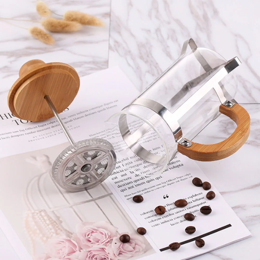 1.2L 1L Coffee Drip Kettle Pot with Thermometer Pour Over Coffee Tea Pot Stainless Steel Drip Kettle For Home Office Cafetera