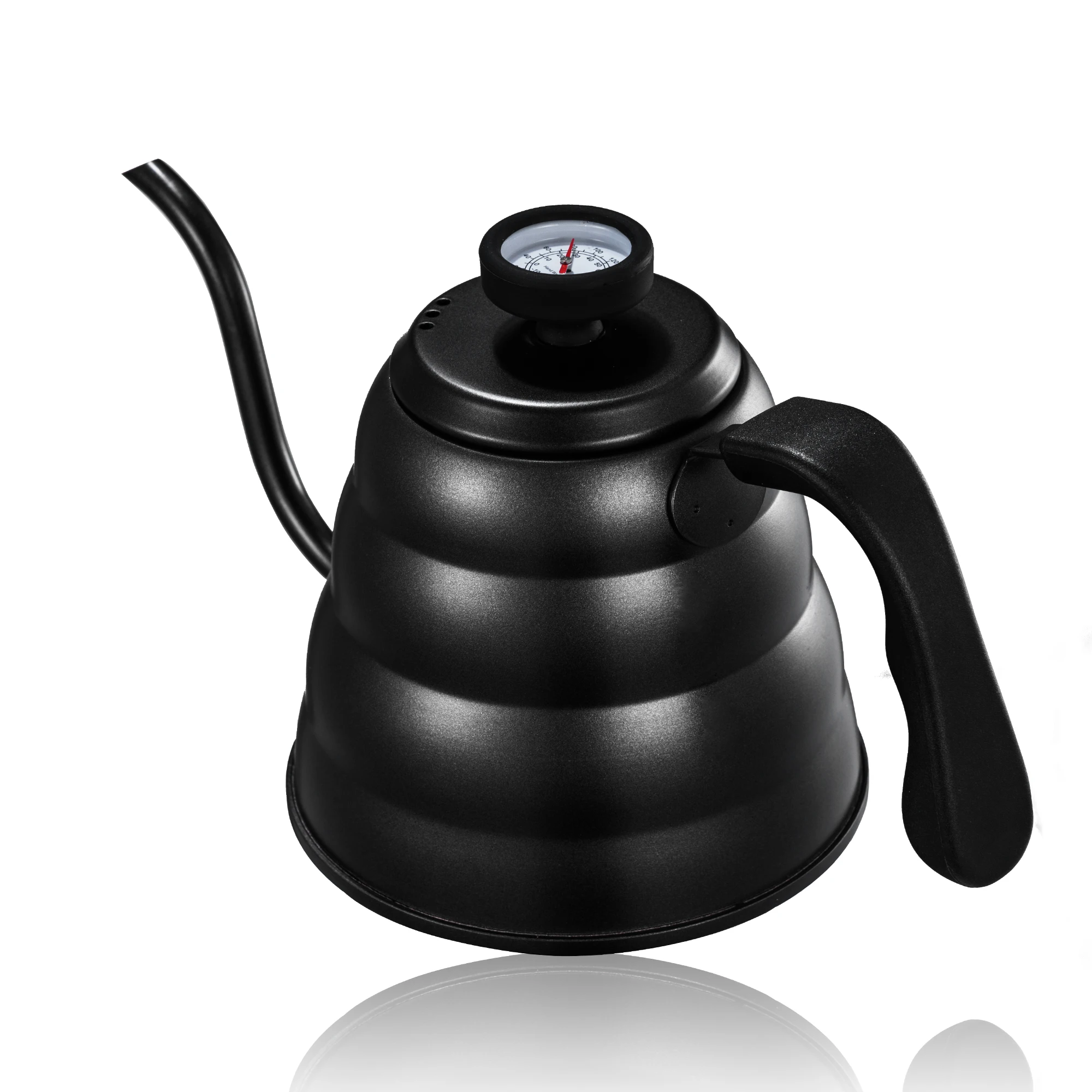 1.2L 1L Coffee Drip Kettle Pot with Thermometer Pour Over Coffee Tea Pot Stainless Steel Drip Kettle For Home Office Cafetera