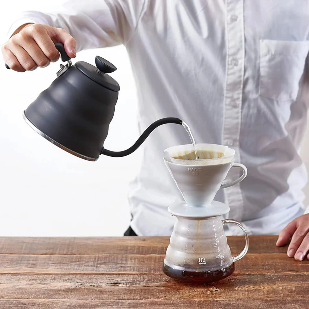 1.2L 1L Coffee Drip Kettle Pot with Thermometer Pour Over Coffee Tea Pot Stainless Steel Drip Kettle For Home Office Cafetera 1.2L 1L Coffee Drip Kettle Pot with Thermometer Pour Over Coffee Tea Pot Stainless Steel Drip Kettle For Home Office Cafetera