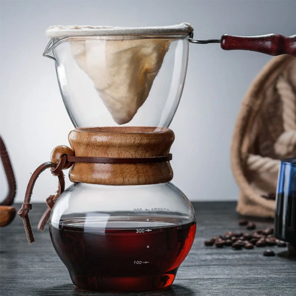 1.2L 1L Coffee Drip Kettle Pot with Thermometer Pour Over Coffee Tea Pot Stainless Steel Drip Kettle For Home Office Cafetera