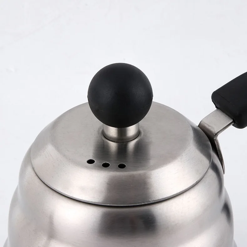 1.2L 1L Coffee Drip Kettle Pot with Thermometer Pour Over Coffee Tea Pot Stainless Steel Drip Kettle For Home Office Cafetera