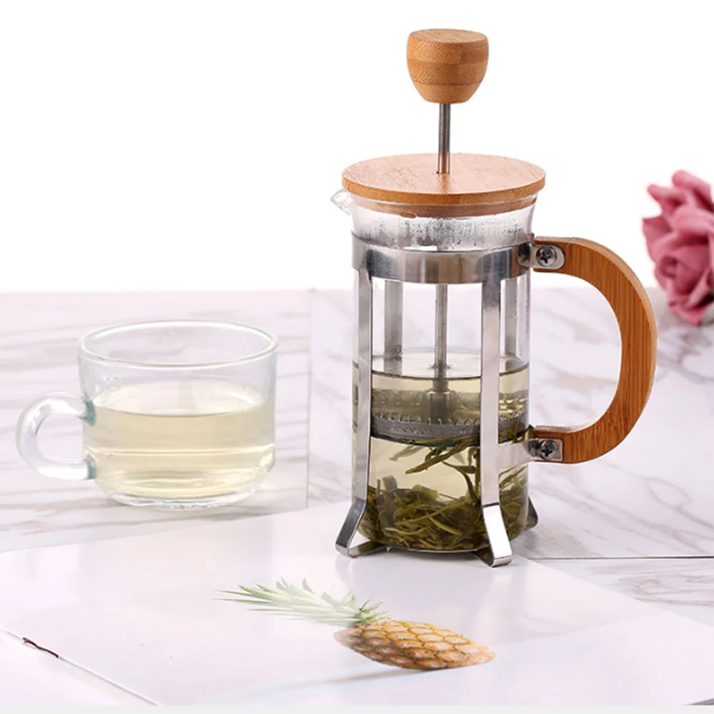 1.2L 1L Coffee Drip Kettle Pot with Thermometer Pour Over Coffee Tea Pot Stainless Steel Drip Kettle For Home Office Cafetera