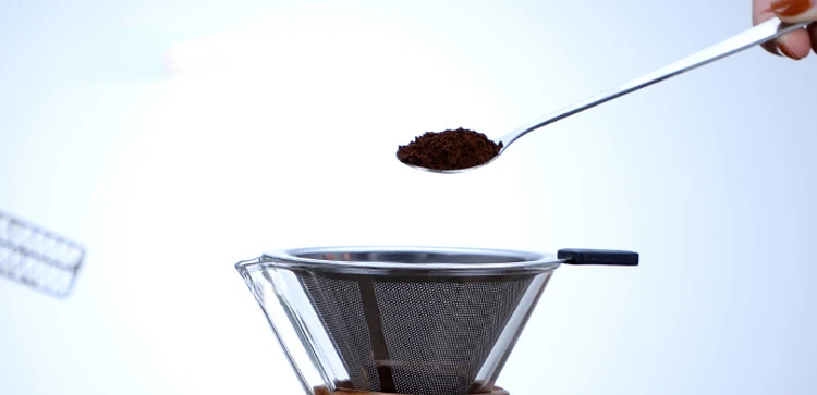 Hand Glass Coffee Kettle with Stainless Steel Filter Drip Brewing Hot Brewer Coffee Pot Dripper Barista Pour Over Coffee Maker