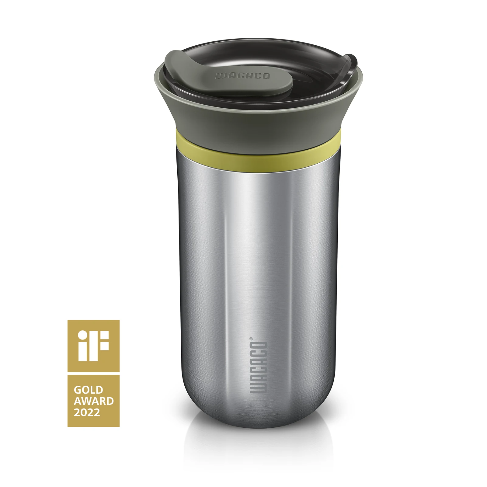 WACACO Cuppamoka Coffee Pot, Portable Drip Coffee Maker with 10 Cone Paper Filter, Stainless Steel Pour Over Coffee Brewer WACACO Cuppamoka Coffee Pot, Portable Drip Coffee Maker with 10 Cone Paper Filter, Stainless Steel Pour Over Coffee Brewer