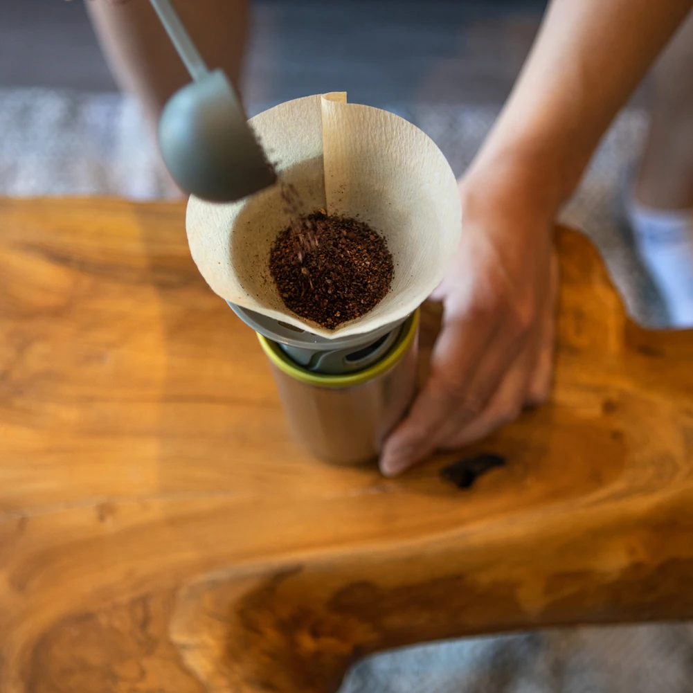 WACACO Cuppamoka Coffee Pot, Portable Drip Coffee Maker with 10 Cone Paper Filter, Stainless Steel Pour Over Coffee Brewer WACACO Cuppamoka Coffee Pot, Portable Drip Coffee Maker with 10 Cone Paper Filter, Stainless Steel Pour Over Coffee Brewer