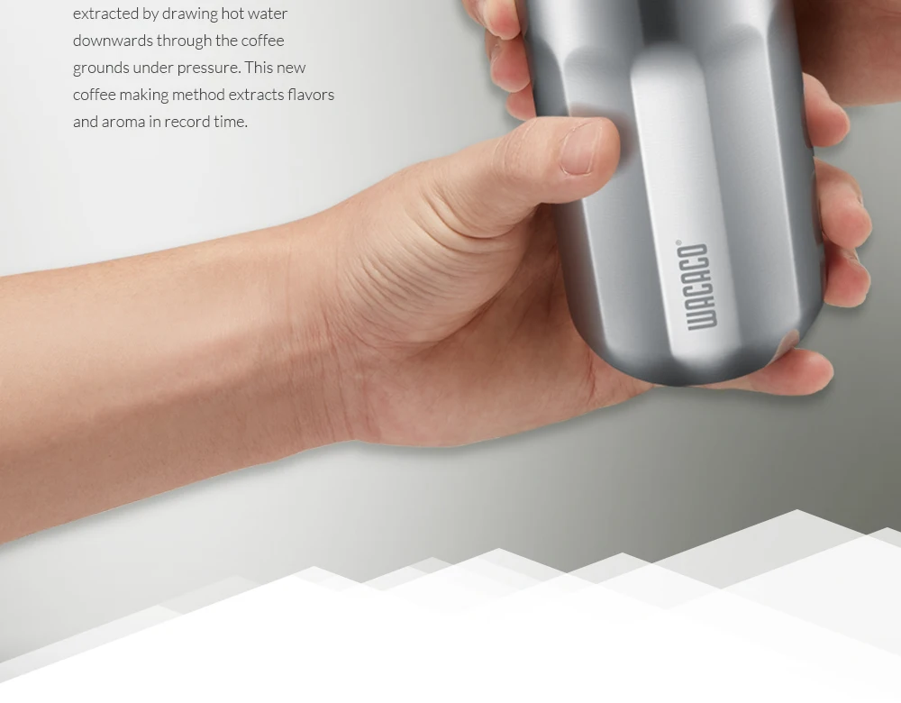 WACACO Pipamoka, All-in-one Vacuum Pressured Portable Coffee Maker, Insulated Travel Mug, Hand Powered and Pressure Brewer WACACO Pipamoka, All-in-one Vacuum Pressured Portable Coffee Maker, Insulated Travel Mug, Hand Powered and Pressure Brewer