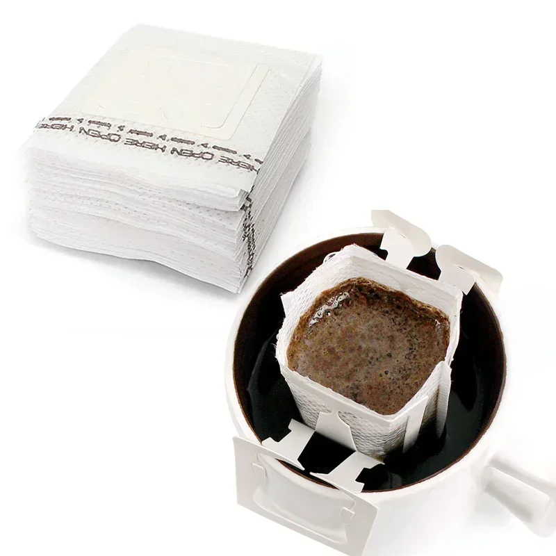 25-500pcs Coffee Filter Paper Bags Disposable Drip Coffee Paper Pack Portable Hanging Ear Espresso Coffee Accessories Tea Tool 25-500pcs Coffee Filter Paper Bags Disposable Drip Coffee Paper Pack Portable Hanging Ear Espresso Coffee Accessories Tea Tool