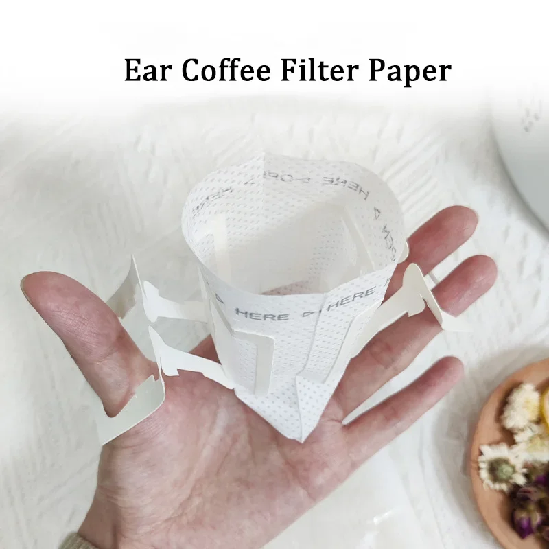 25-500pcs Coffee Filter Paper Bags Disposable Drip Coffee Paper Pack Portable Hanging Ear Espresso Coffee Accessories Tea Tool 25-500pcs Coffee Filter Paper Bags Disposable Drip Coffee Paper Pack Portable Hanging Ear Espresso Coffee Accessories Tea Tool