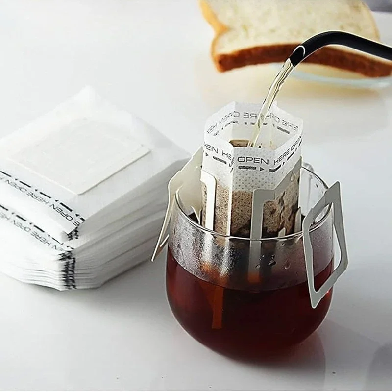 25-500pcs Coffee Filter Paper Bags Disposable Drip Coffee Paper Pack Portable Hanging Ear Espresso Coffee Accessories Tea Tool 25-500pcs Coffee Filter Paper Bags Disposable Drip Coffee Paper Pack Portable Hanging Ear Espresso Coffee Accessories Tea Tool