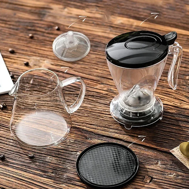 600ml Pour Over Coffee Dripper Cold and Heat Resistant Removable Coffee Filter Hand-brewed Espresso Pot Infuser Loose Leaf Tea 600ml Pour Over Coffee Dripper Cold and Heat Resistant Removable Coffee Filter Hand-brewed Espresso Pot Infuser Loose Leaf Tea