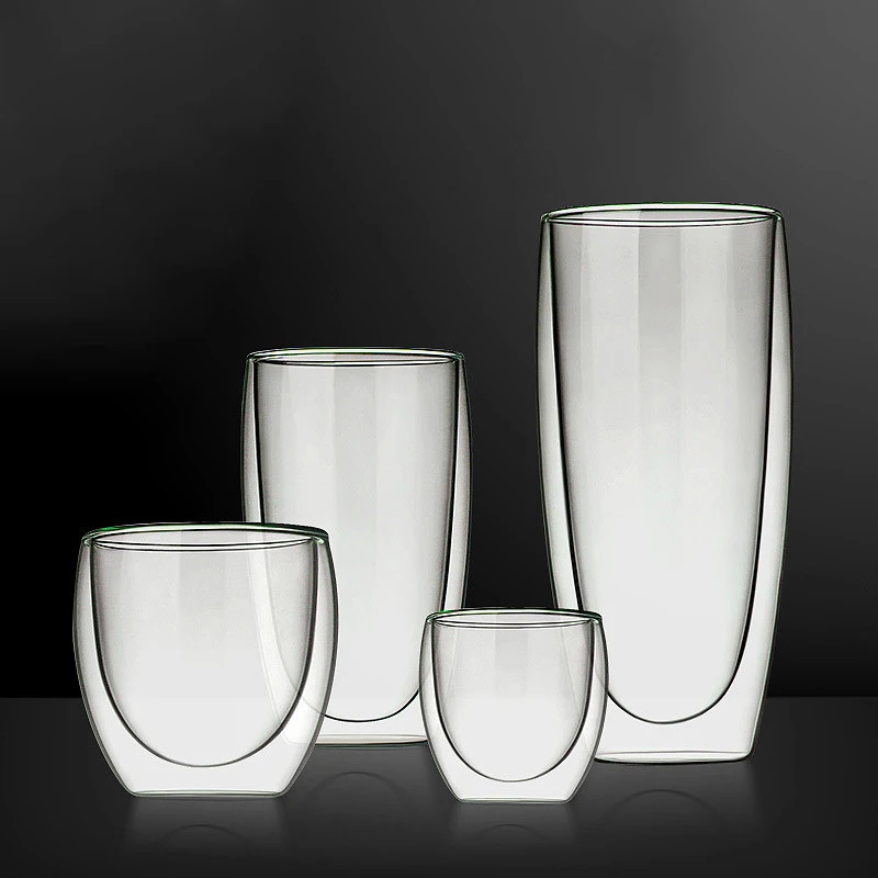 Transparent Glass Coffee Cup Milk Whiskey Tea Beer Double Creative Heat Resistant Cocktail Vodka Wine Mug Tumbler Drinkware Gift Transparent Glass Coffee Cup Milk Whiskey Tea Beer Double Creative Heat Resistant Cocktail Vodka Wine Mug Tumbler Drinkware Gift