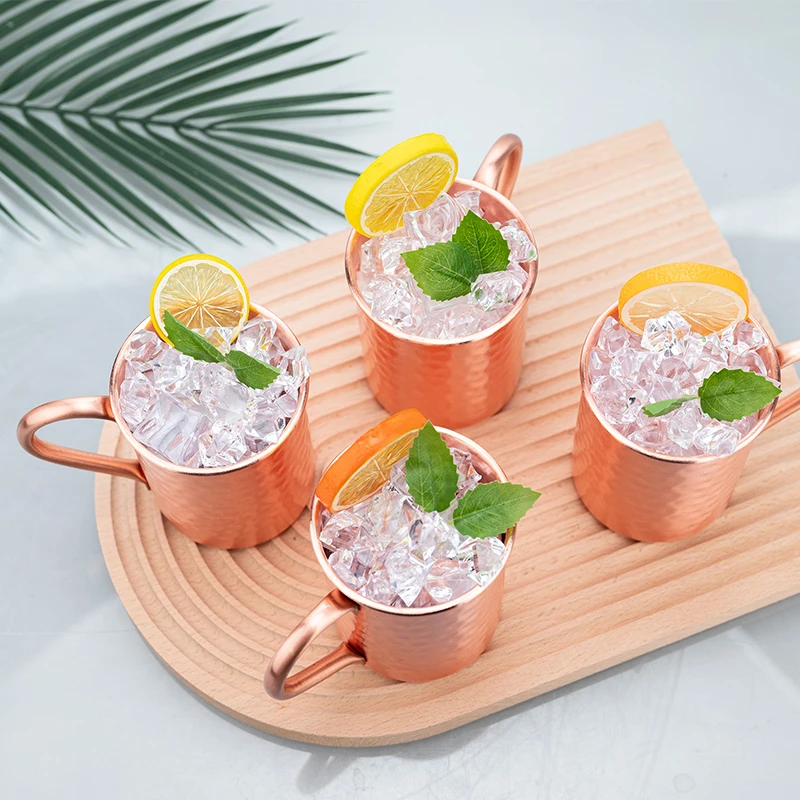 New 100% Copper Cups Pure Solid Moscow Mule PURE Copper Mugs-Shaped 400ml Cocktail Cups Beer Milk Mug Drinkware New 100% Copper Cups Pure Solid Moscow Mule PURE Copper Mugs-Shaped 400ml Cocktail Cups Beer Milk Mug Drinkware