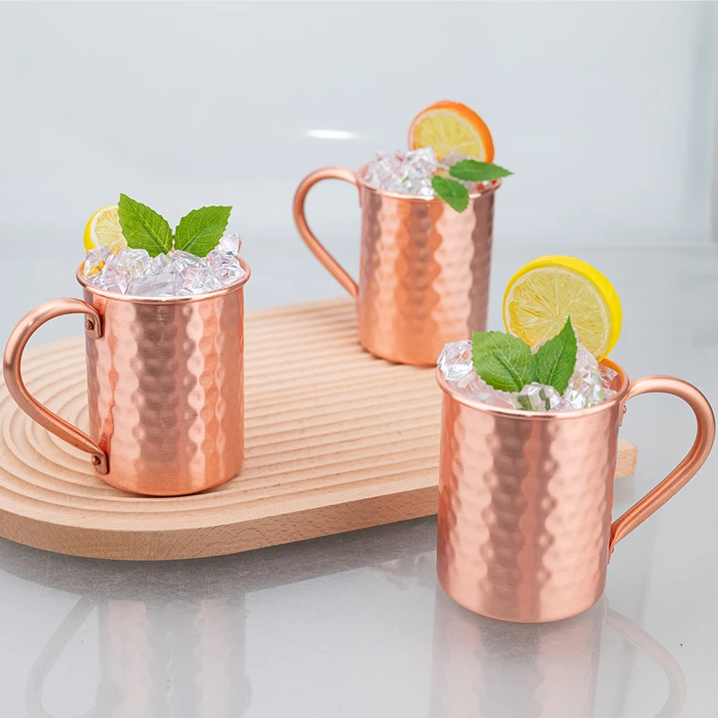 New 100% Copper Cups Pure Solid Moscow Mule PURE Copper Mugs-Shaped 400ml Cocktail Cups Beer Milk Mug Drinkware New 100% Copper Cups Pure Solid Moscow Mule PURE Copper Mugs-Shaped 400ml Cocktail Cups Beer Milk Mug Drinkware
