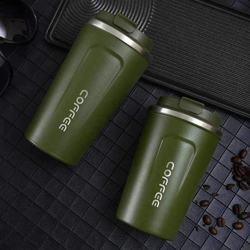 380/510ML Stainless Steel Insulated Coffee Mug Leak Proof Portable Travel Cup Vacuum Flask Outdoor Water Bottle 380/510ML Stainless Steel Insulated Coffee Mug Leak Proof Portable Travel Cup Vacuum Flask Outdoor Water Bottle