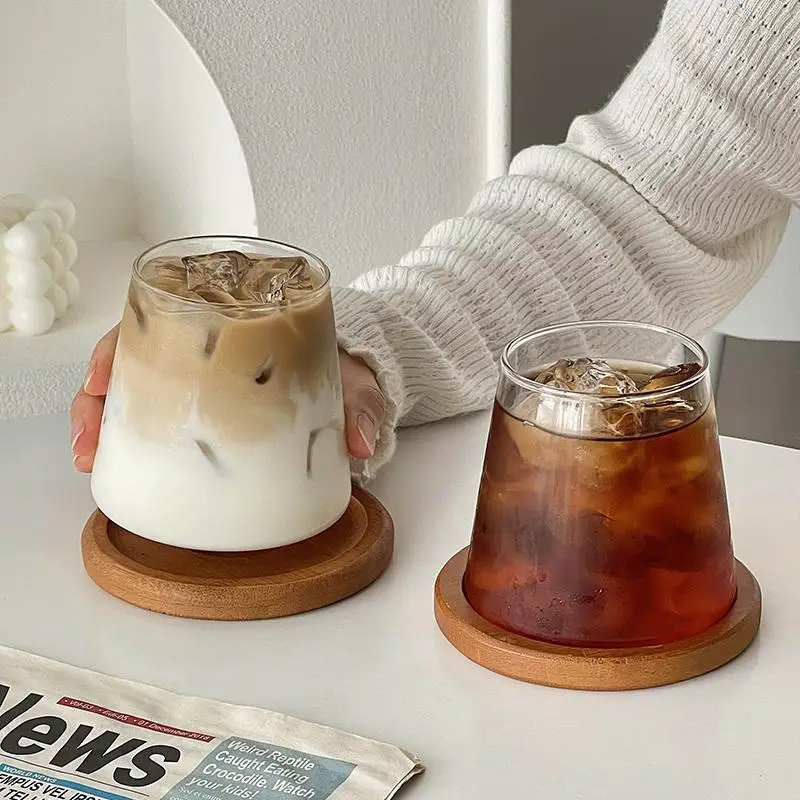 2/4pcs Glass Cup Coffee Cups 300ml Drinking Glass Cup Kitchen Accessorie 350ml Cup for Milk Tea Juice Cup Drink Glasses Bottle 2/4pcs Glass Cup Coffee Cups 300ml Drinking Glass Cup Kitchen Accessorie 350ml Cup for Milk Tea Juice Cup Drink Glasses Bottle