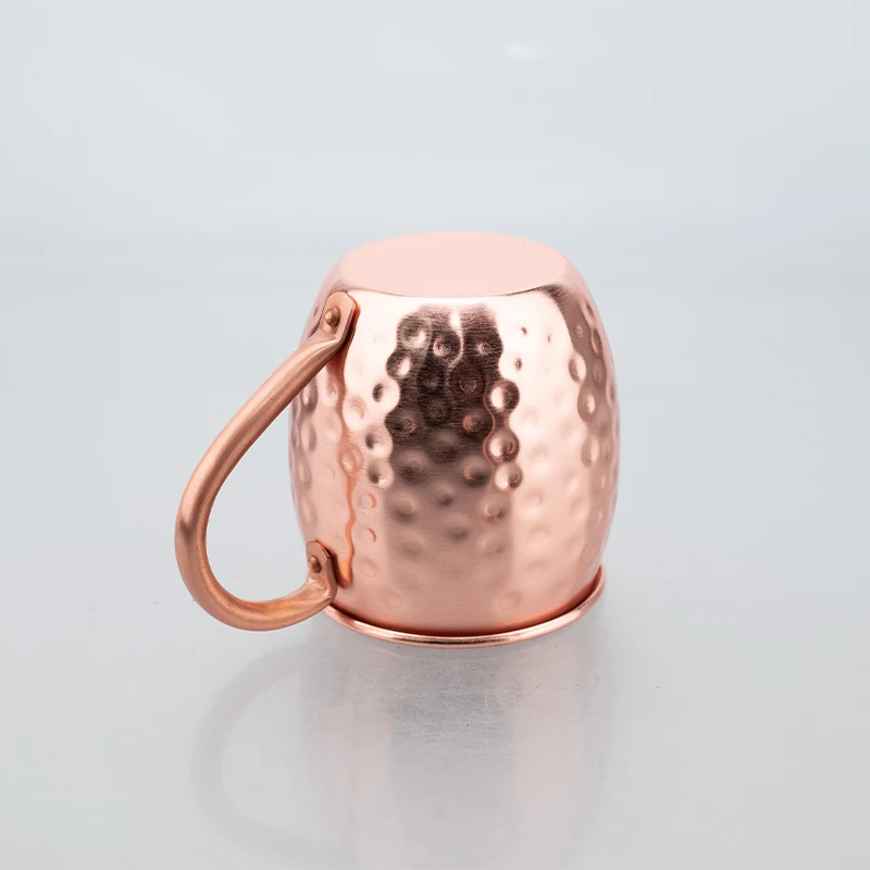350ML 12oz 100% Copper Moscow Mule Mug Durable Coppery Beer Mug Coffee Mug Milk Cup Pure Copper Cocktail Whiskey Glass Drinkware