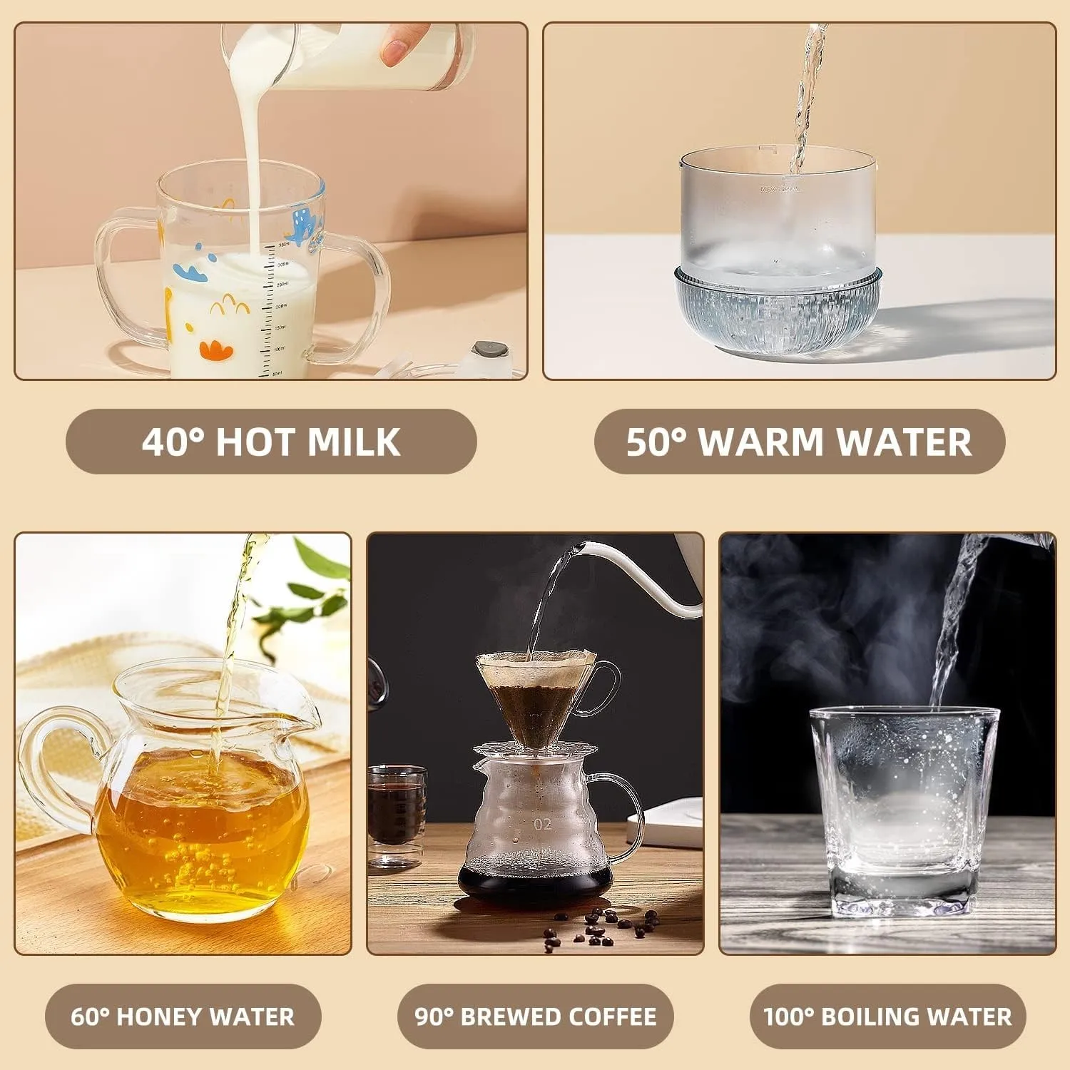 Electric Glass Kettle 2.0L Fast Boiling with Blue LED Light Auto Shut Off Boil Dry Protection Drip Free Spout Water Heater for Home Kitchen Electric Glass Kettle 2.0L Fast Boiling with Blue LED Light Auto Shut Off Boil Dry Protection Drip Free Spout Water Heater for Home Kitchen