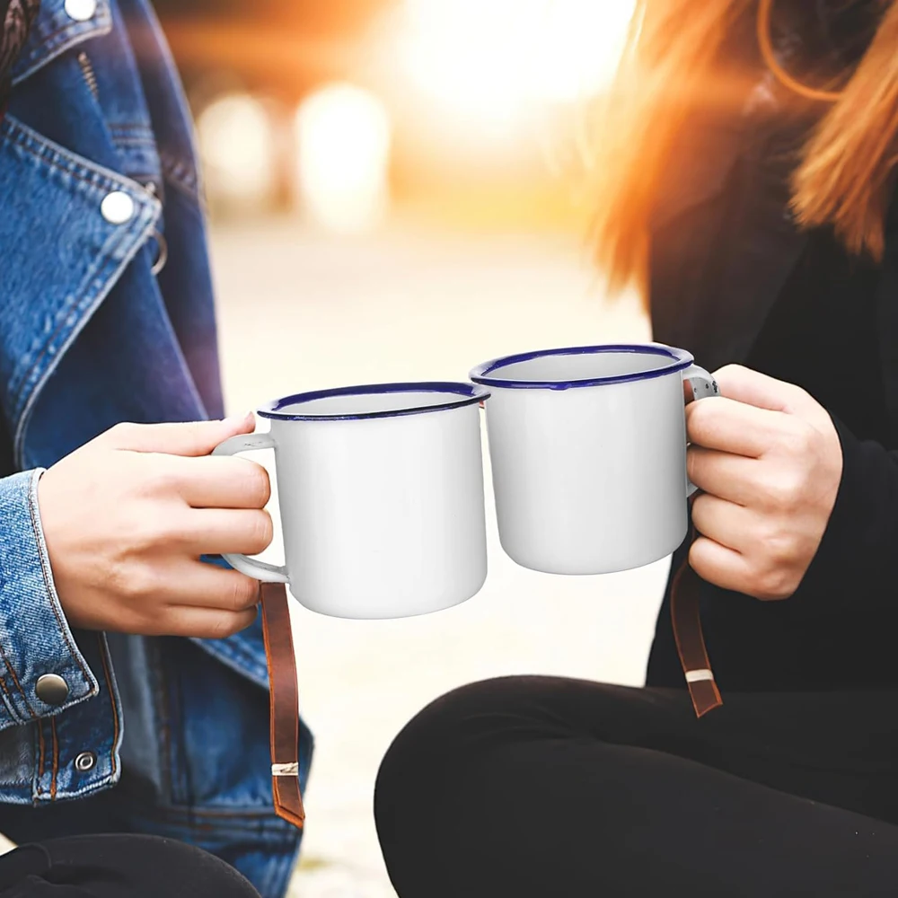 4 oz Enamel Camping Coffee Mugs Mini Metal Mug with Handle Small White Enamel Mug Vintage Round Tea Cup Portable Drinking Cups 4 oz Enamel Camping Coffee Mugs Mini Metal Mug with Handle Small White Enamel Mug Vintage Round Tea Cup Portable Drinking Cups