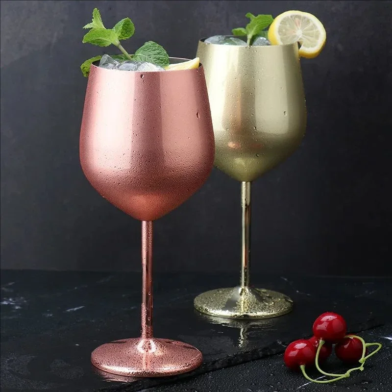 4PCS Stainless Steel Glass Cocktail Creative Metal Wine Glass Bar Restaurant Champagne Red Wine Glass Drinkware Barware Cup 4PCS Stainless Steel Glass Cocktail Creative Metal Wine Glass Bar Restaurant Champagne Red Wine Glass Drinkware Barware Cup